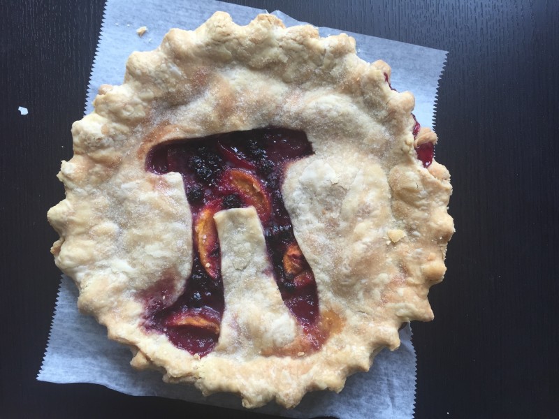 Pi Day Pie (Peach Berry - My Sugar Pie Bakery, Zionsville Indiana)