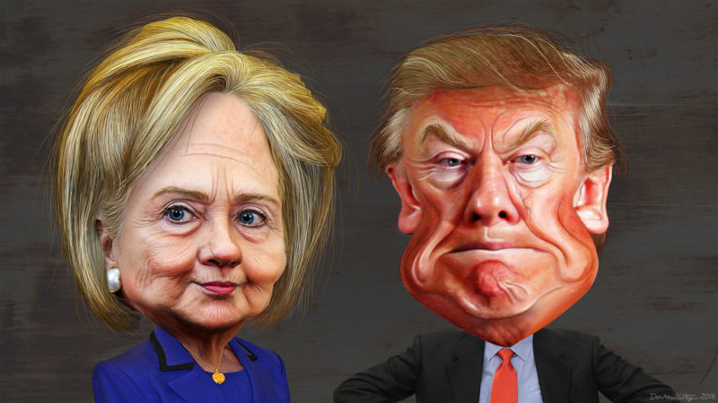 Hillary Clinton vs Donald Trump 2016