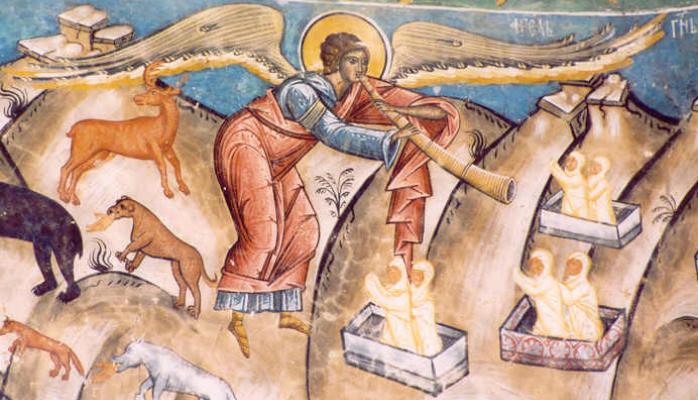 Last Judgement Angel Voronet Romania