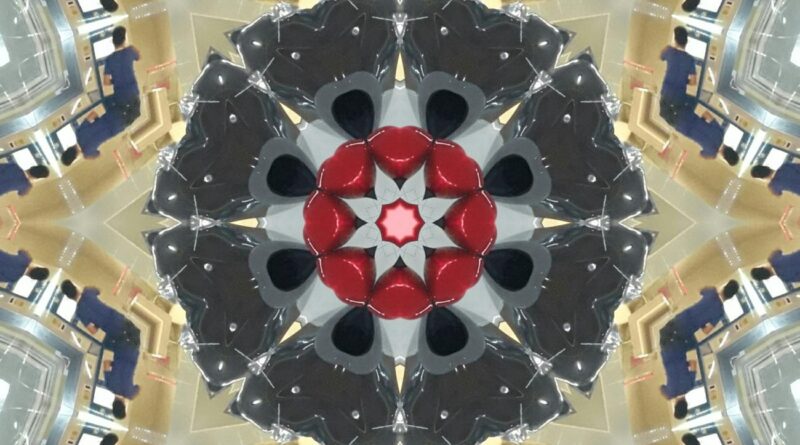 round red and gray art design