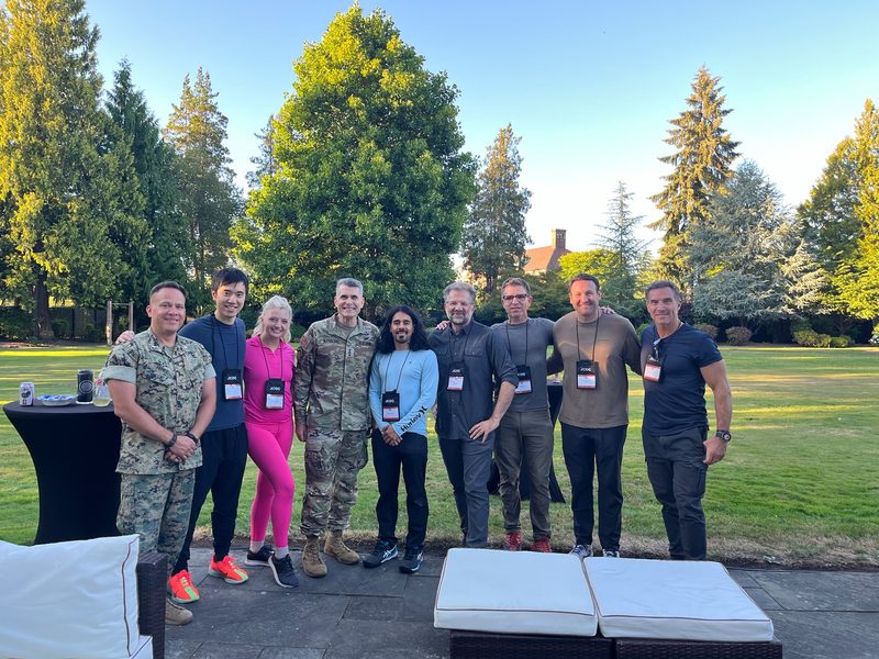 JCOC participants, Marine Corps team at the Army First Corps social meeting